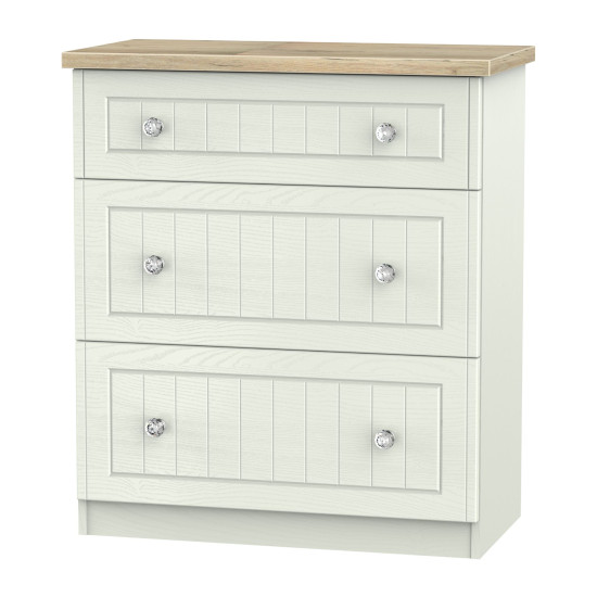 Palermo 3 Drawer Deep Chest